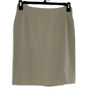 Nygard Collection Skirt Women's Size 10 Petites Fully Lined Back Zip Slit Pencil